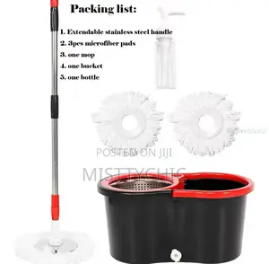 360 in 3 Microfiber Heads, Stainless Steel