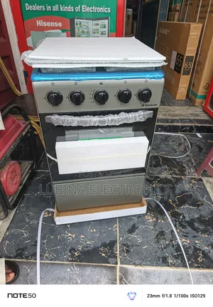 Brand New Tamashi 4-Borner All Gas Standing Cooker√Silver Colour√