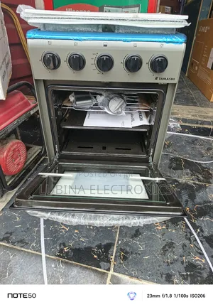 Brand New Tamashi 4-Borner All Gas Standing Cooker√Silver Colour√