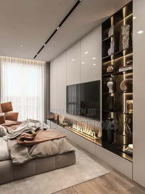 Fluted Panel Tv Console