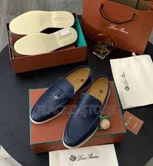 Original Loro Piana Summer Walk Leather Loafers