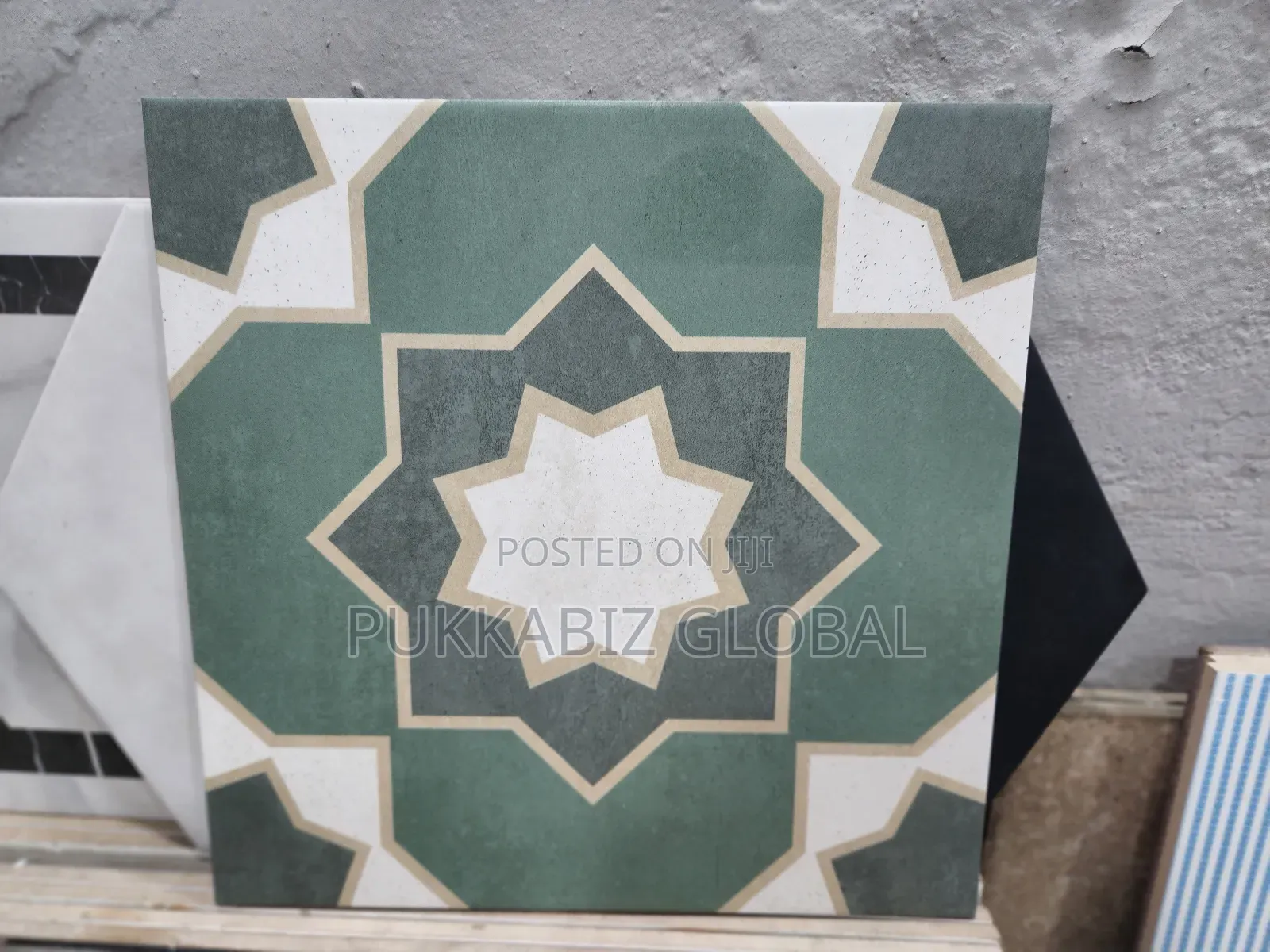 Izmir Olive Pattern Matt Porcelain Tile