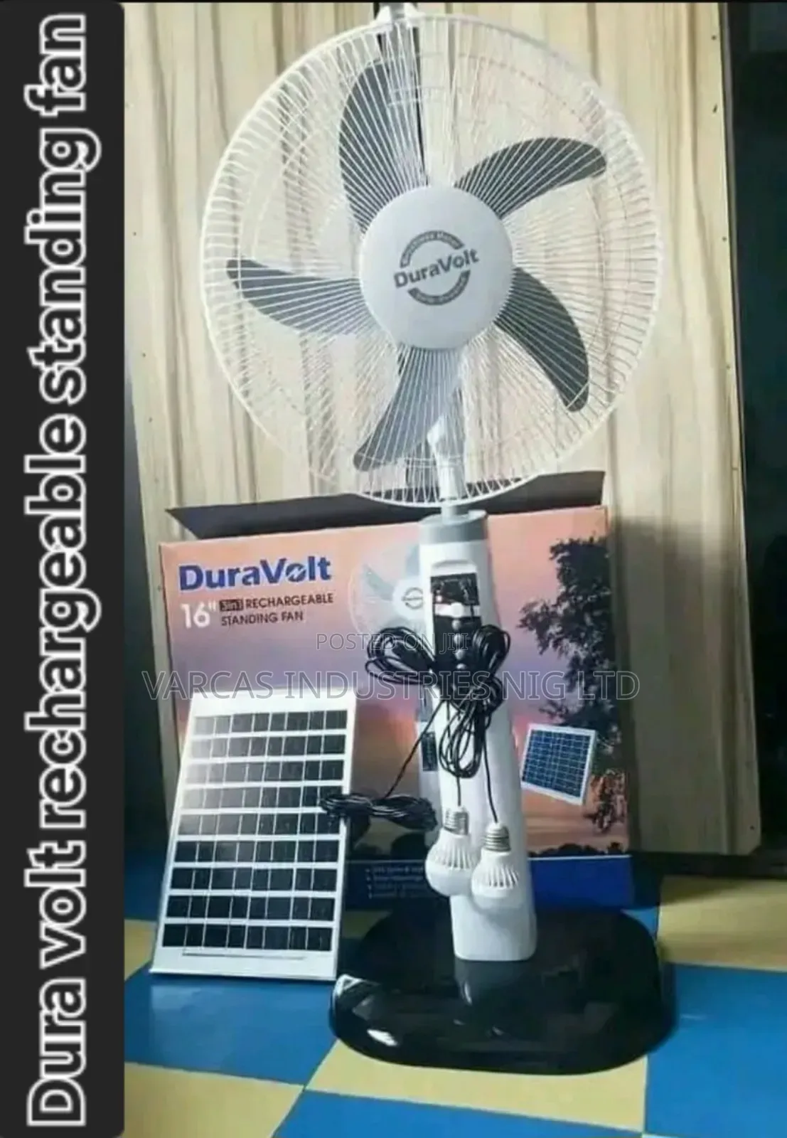 Solar Standing Fan