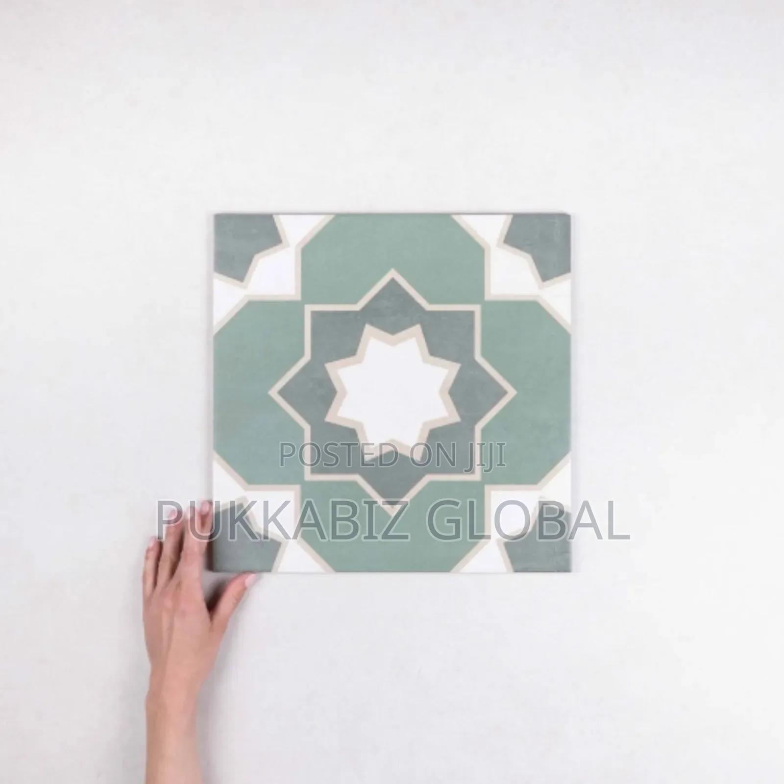 Izmir Olive Pattern Matt Porcelain Tile