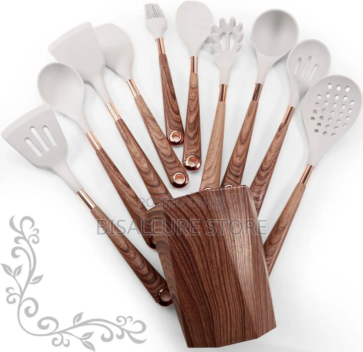 Silicone Cooking Spoon Set