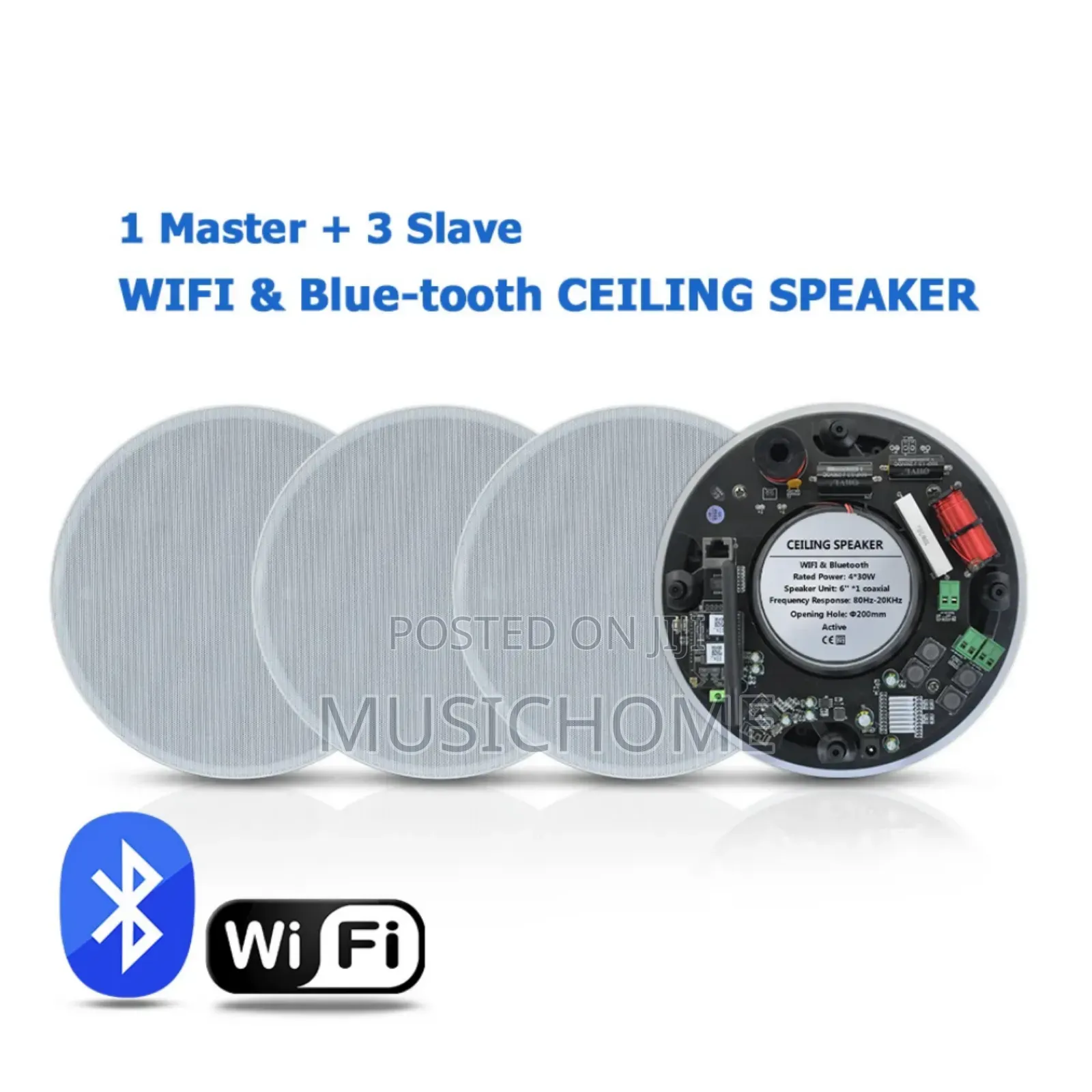 Frameless Wifi Bluetooth Ceiling Speaker