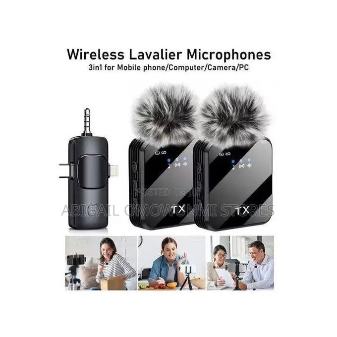 F11-2 Dual Noise Cancelling Wireless Microphone
