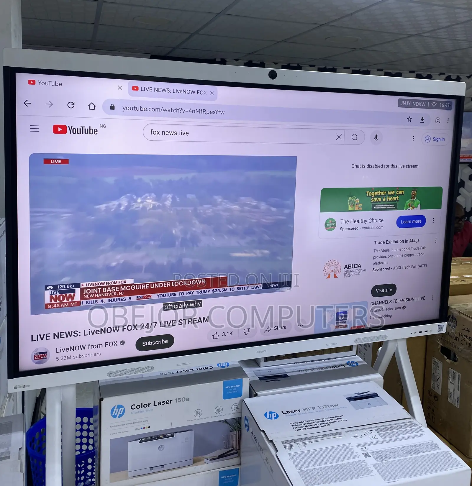 Huawei Ideahub S2 Ihs2-65sa 65′′ Interactive Display