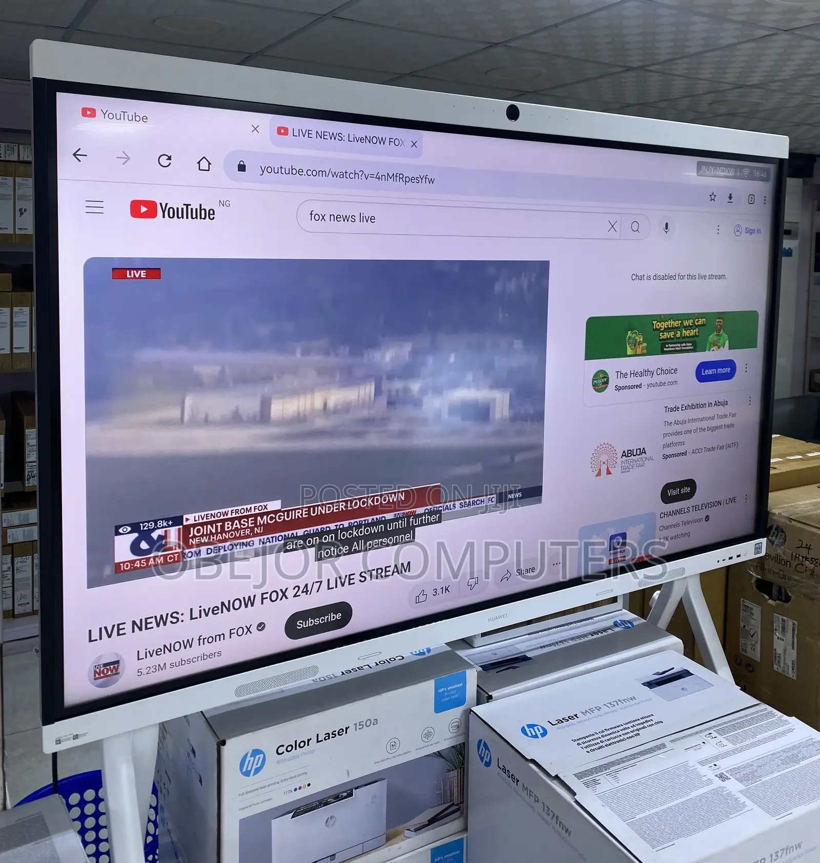 Huawei Ideahub S2 Ihs2-65sa 65′′ Interactive Display