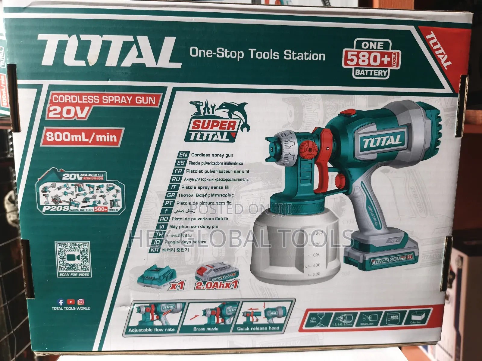 Total 20v Battery Spray Gun