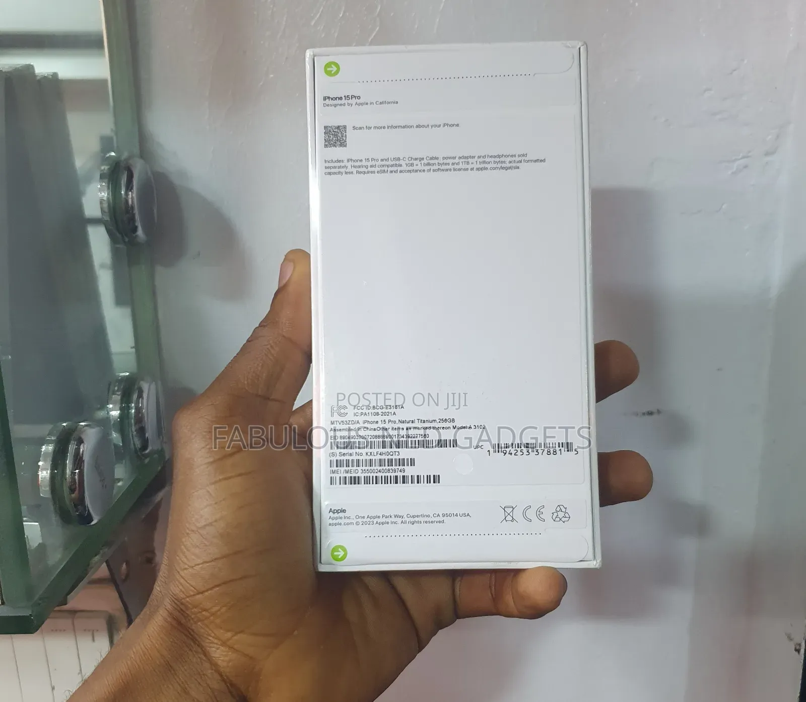 New Apple iPhone 15 Pro 256 GB Black