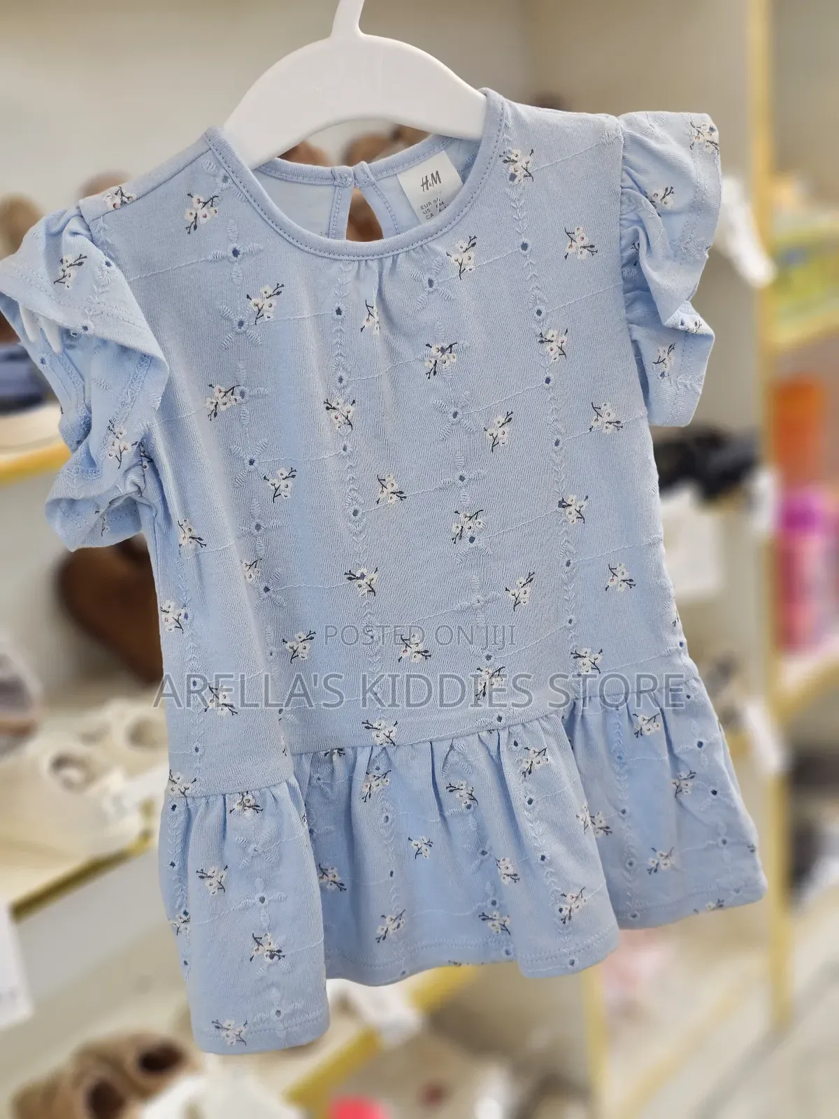 Eyelet-Embroidered Dress