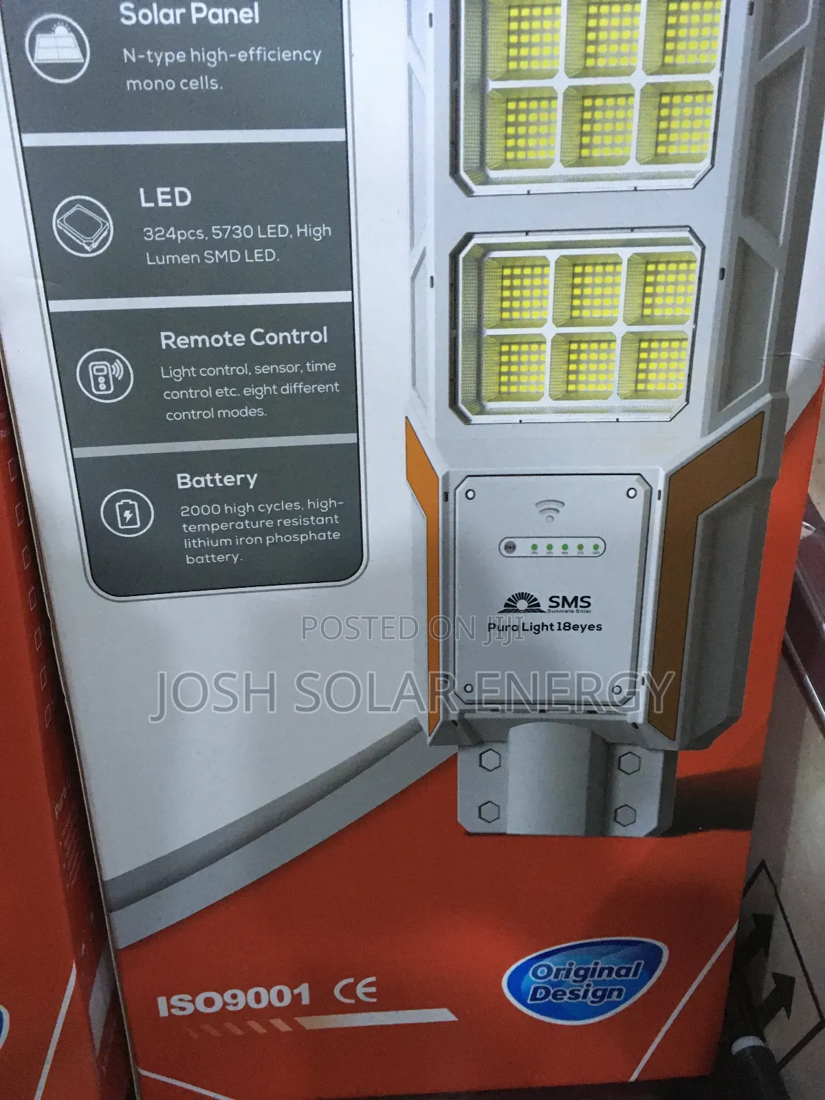 SMS 18 Eyes Solar Street Lights