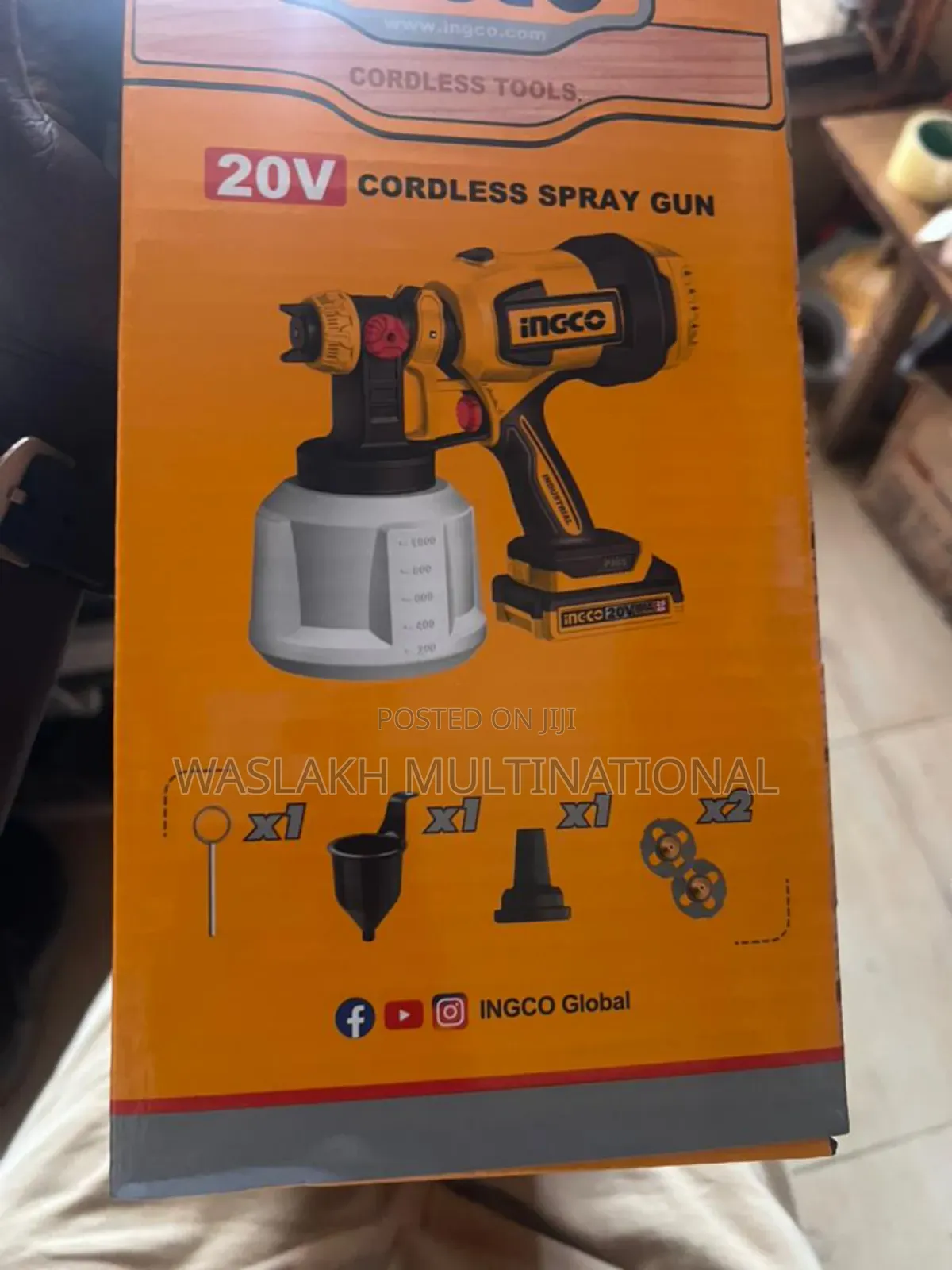 Cordless Spray Gun 20v