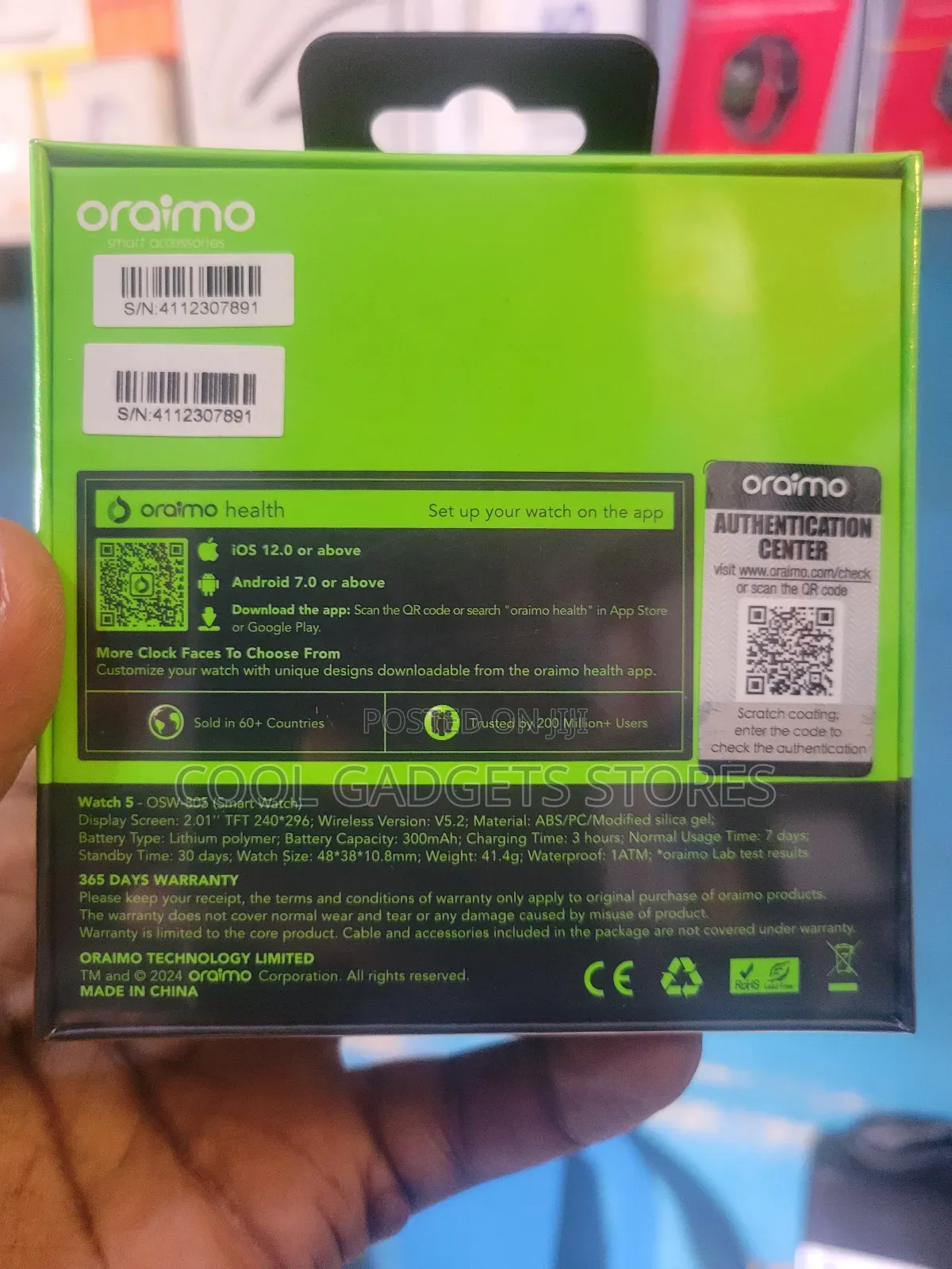 Oraimo Watch 5 Smart Watch