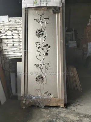 High Quality New Modern Aluminum Glass Toilet Doors 