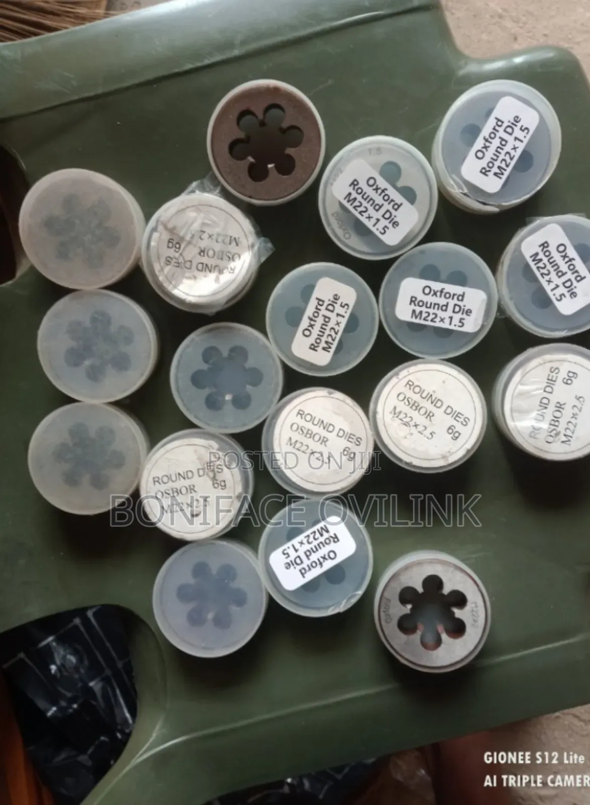 M22 External Thread Dies ( Various Sizes Available