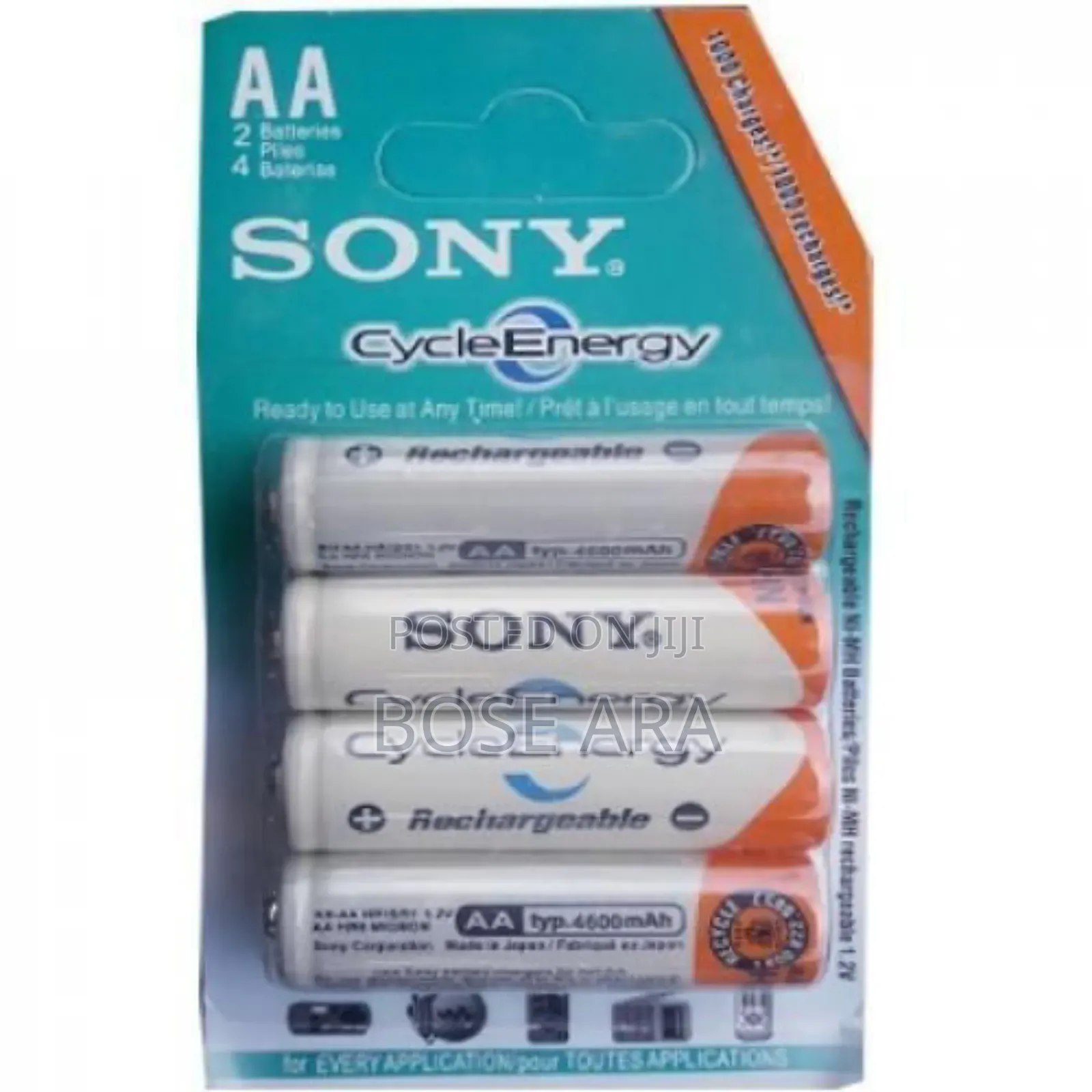 Sony Rechargeable Aa1.2v Battery