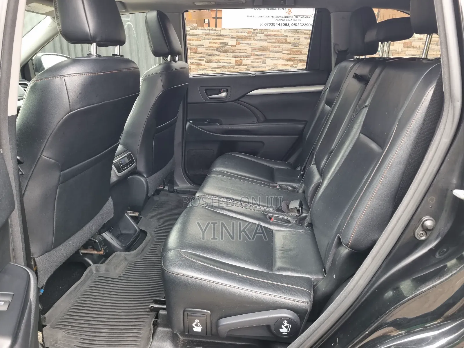 Toyota Highlander XLE 4x4 V6 (3.5L 6cyl 8A) 2017 Black