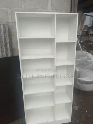 6ft X 32inches Shoe and Bag Rack. White Color