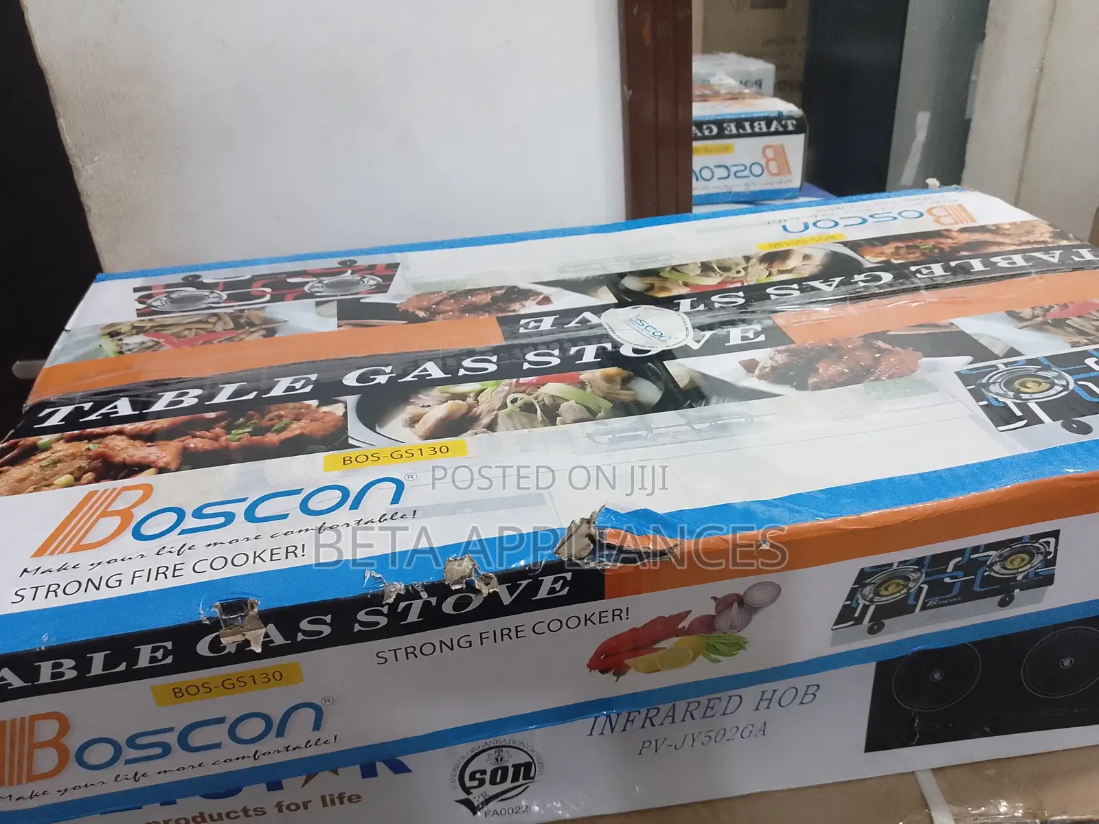 Boscon 2-Burner Portable Gas Stove