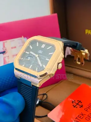 High Quality Luxury Patek Philippe Rubber Wristwatch,