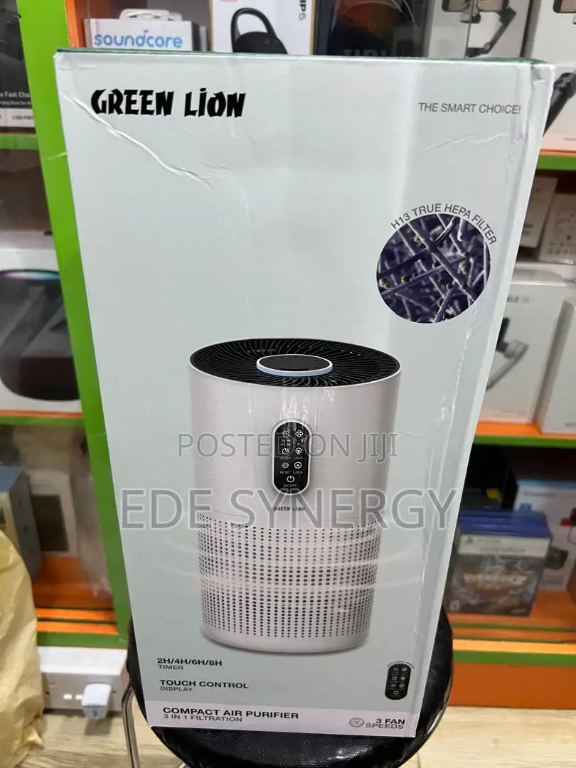 Compact Air Purifier 3n1 Filtration