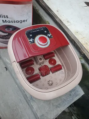 Heating Massage N Bubble Pedicure Bowl Electric Foot Massage