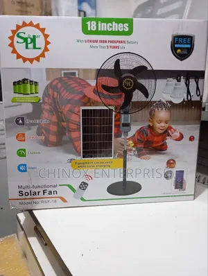 Solar Rechargeable Fans