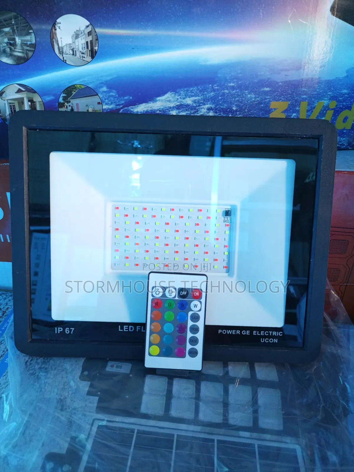 100w RGB Floodlight + Remote Control
