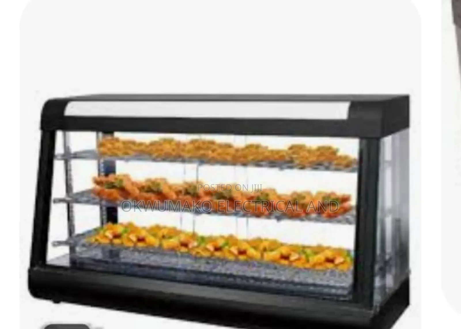4ft Black Snacks Warmer