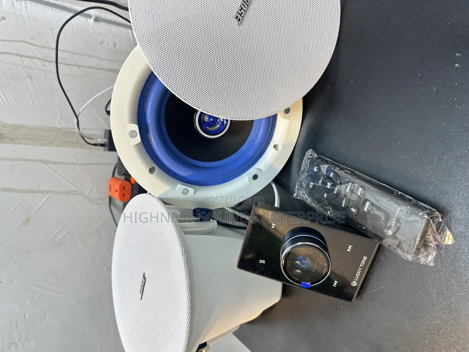 Smart Inwall Audio Amplifier With Bose Pop Ceiling Speaker