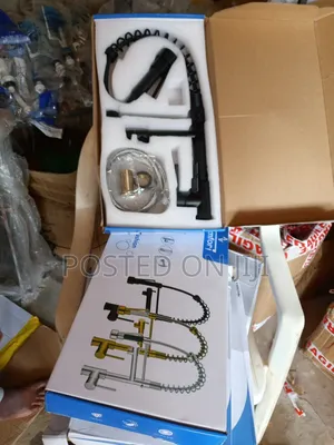 Chain Mixer Adjustable Sink Tap Black, Stainless, Golden Is Available