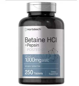 Horbaach Betaine HCL + Pepsin Tablets X 250