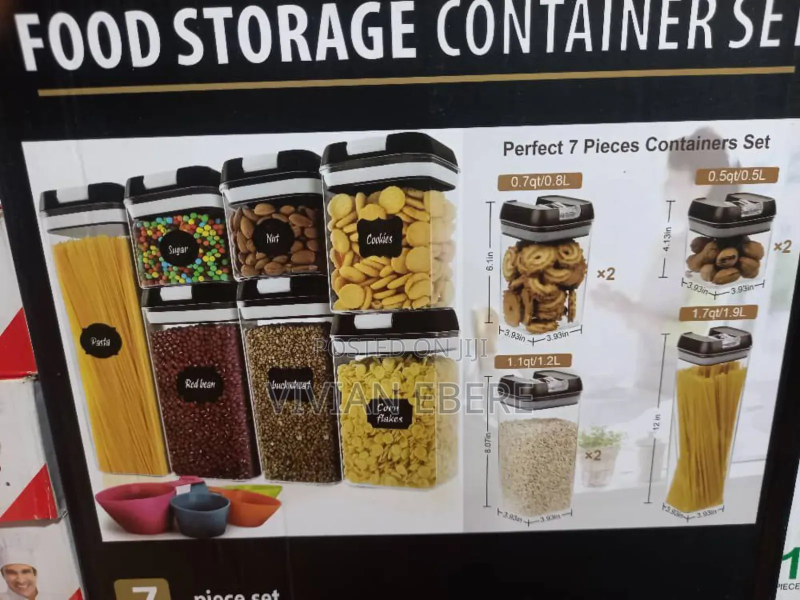 7pcs Storage Containers