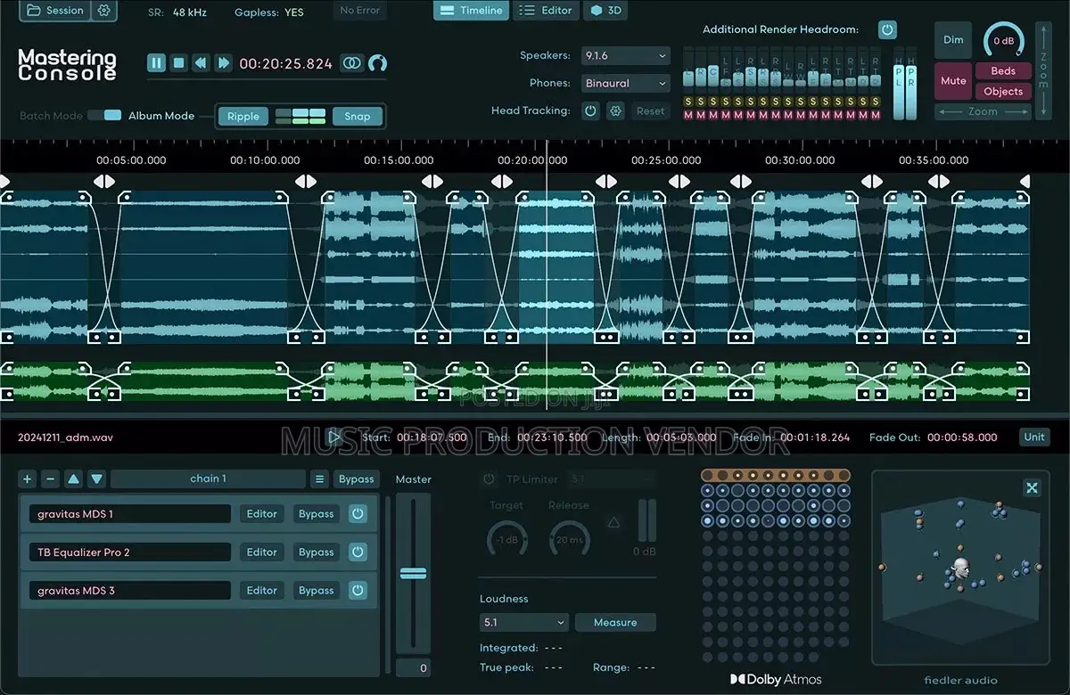 Fiedler Audio Mastering Console