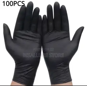 Disposable Black Hand Glove