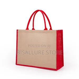 Jute Tote Bag - 12 Pieces