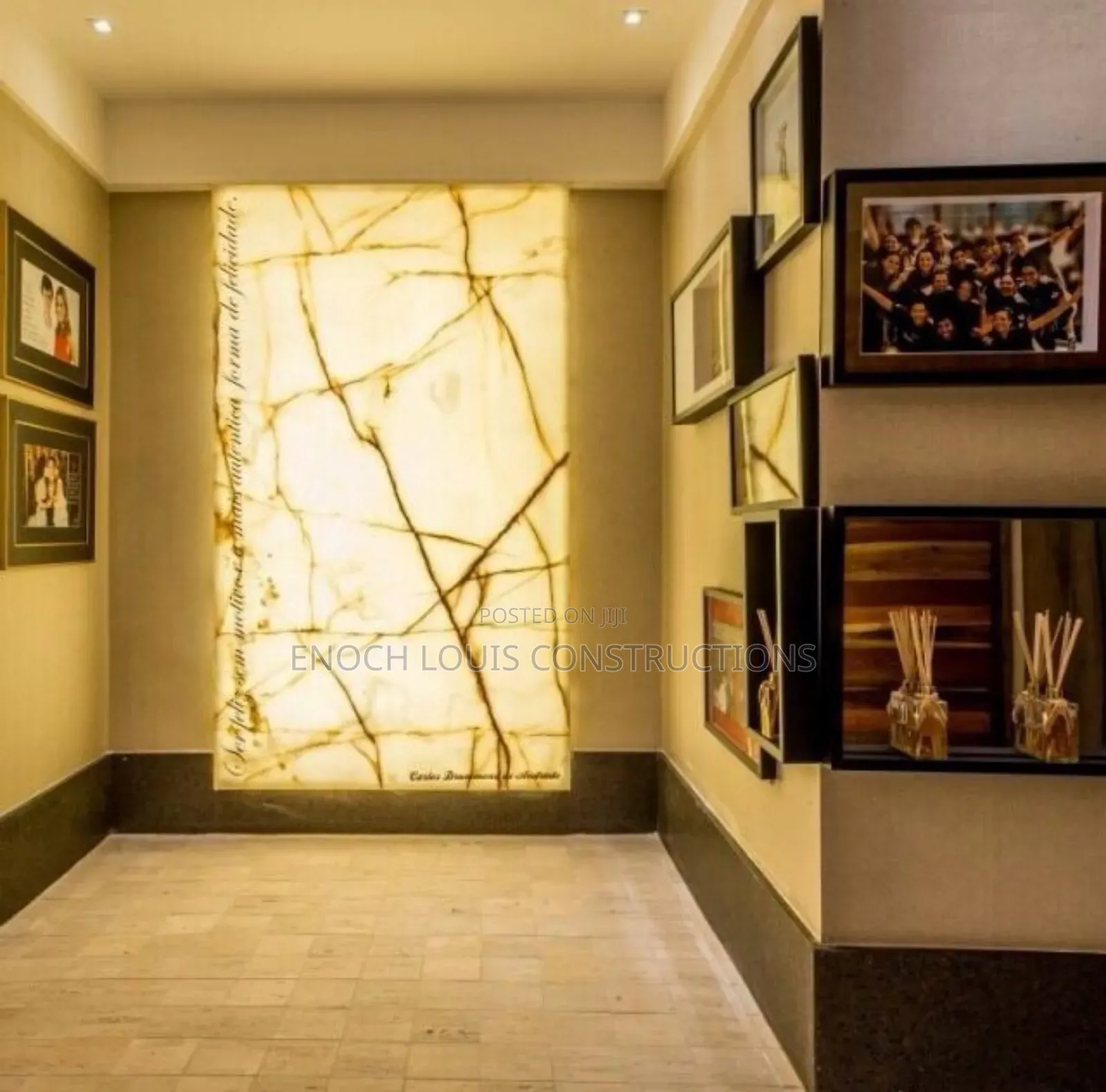 Marble/Onyx Light Panels and Walls