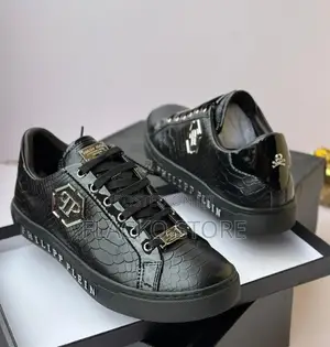 Original Philipp Plein Leather Sneakers