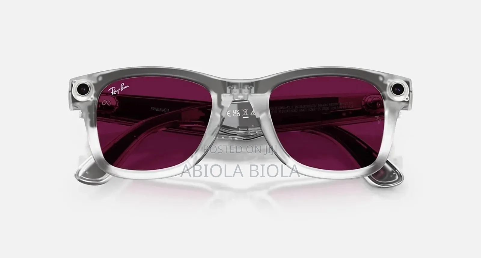 Ray-Ban | Meta Wayfarer Limited Edition Lenses: Clear/Ruby Transitions