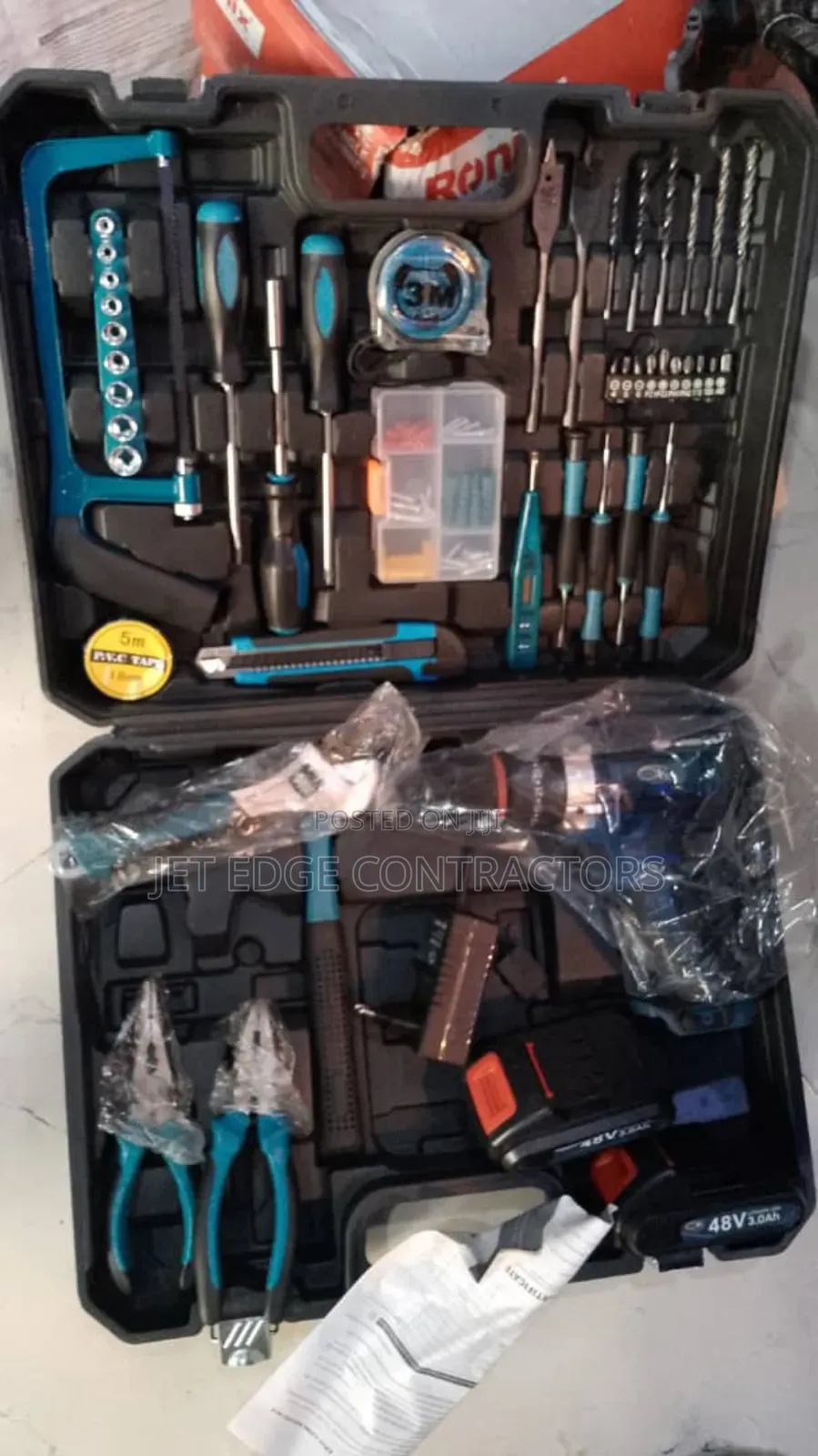 Tool Box Set With Drilling Machine