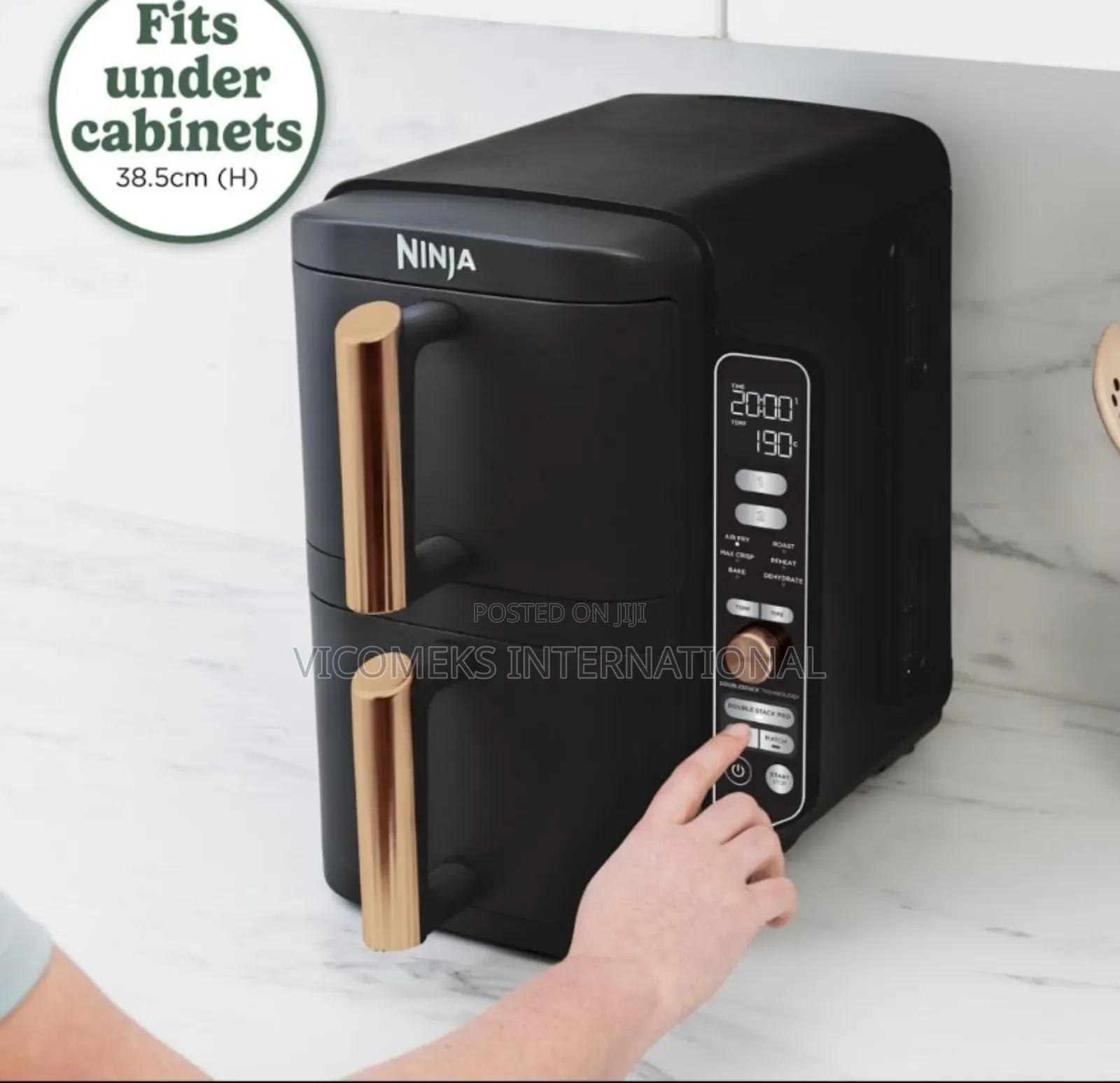 Double Stack Air Fryer Up and Down