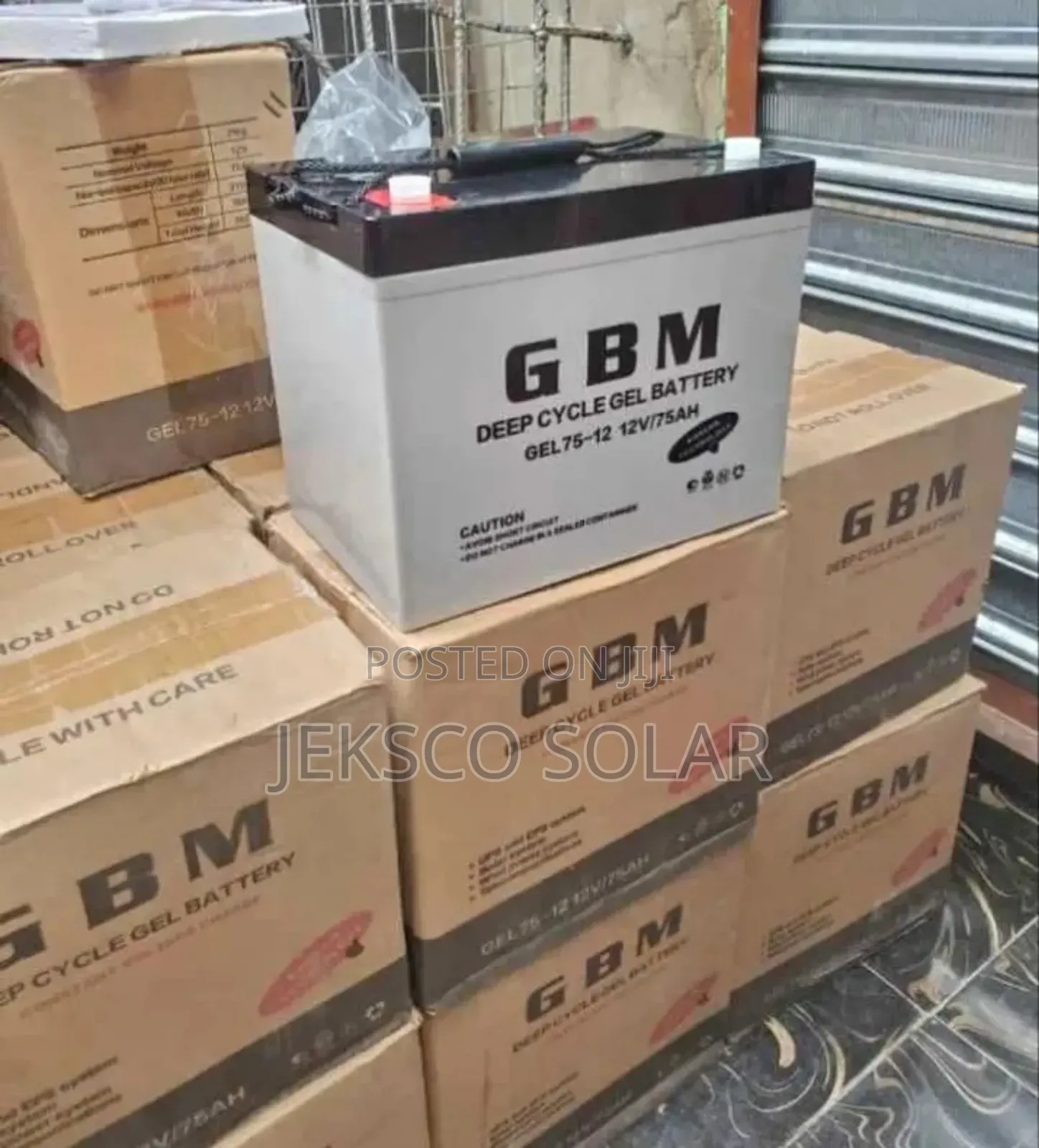 75ah, Gbm Deep Circle Solar Battery 12v