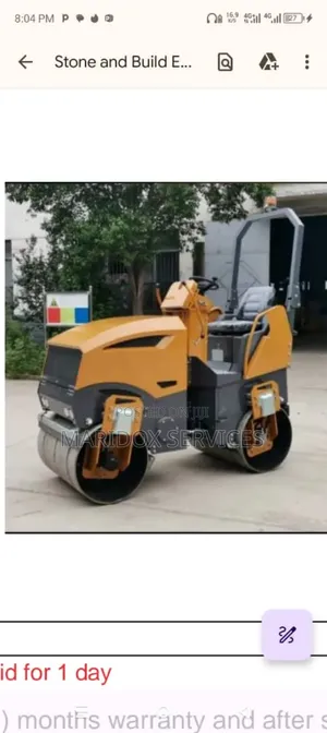 2tons Double Drum Roller