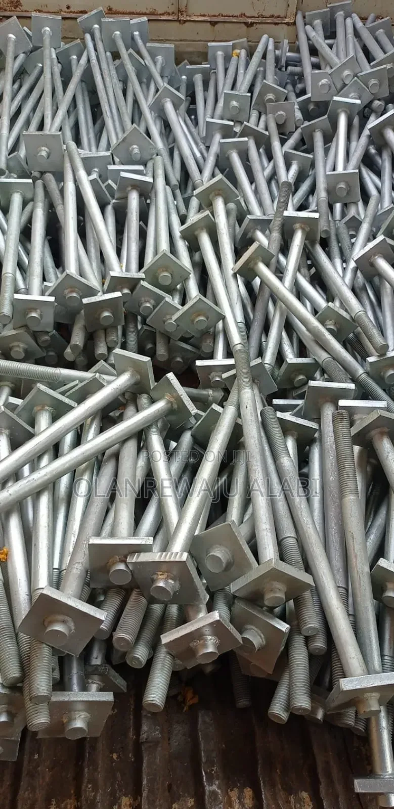 Hot Dip Galvanized Anchor or Foundation Bolts