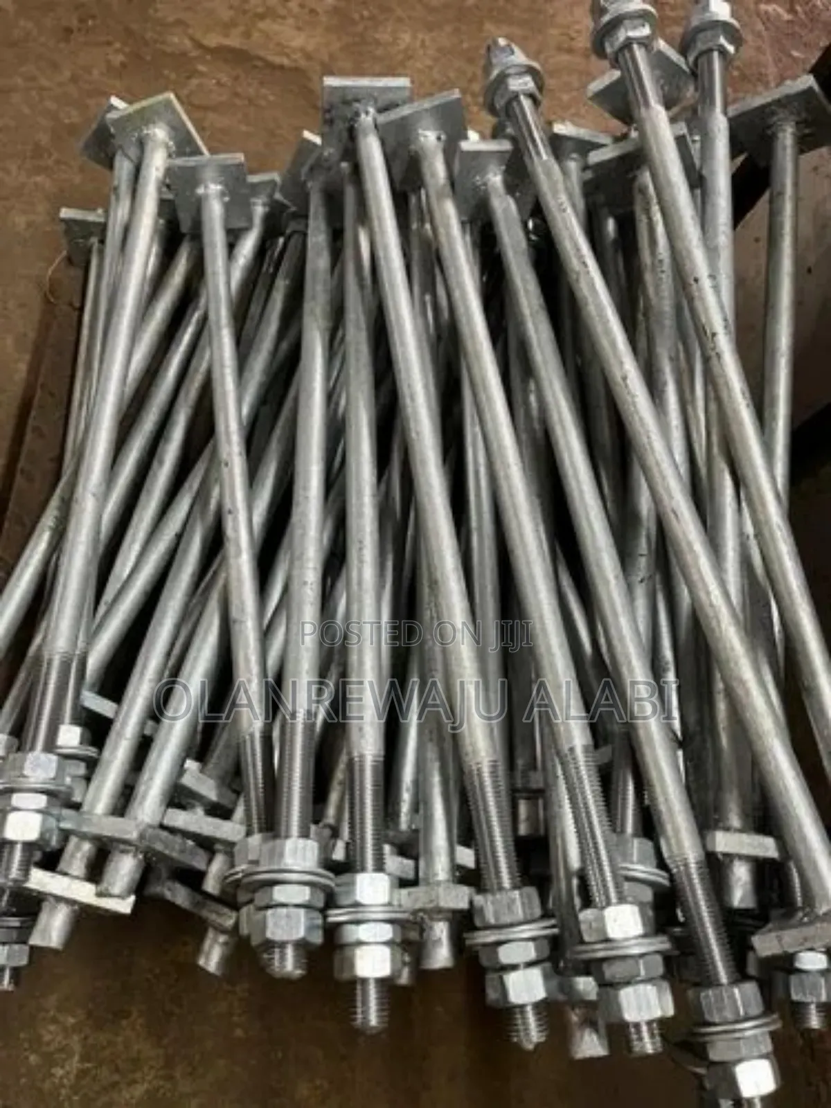Hot Dip Galvanized Anchor or Foundation Bolts