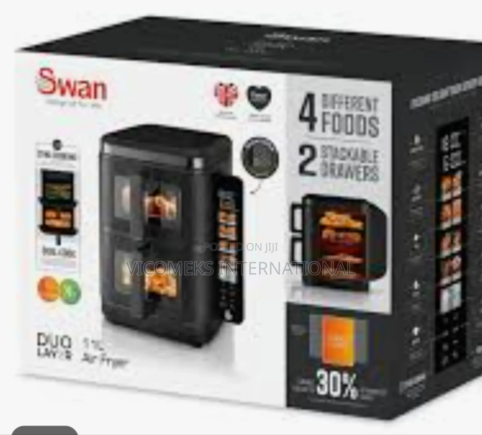 Swan Twin Stack Air Fryer