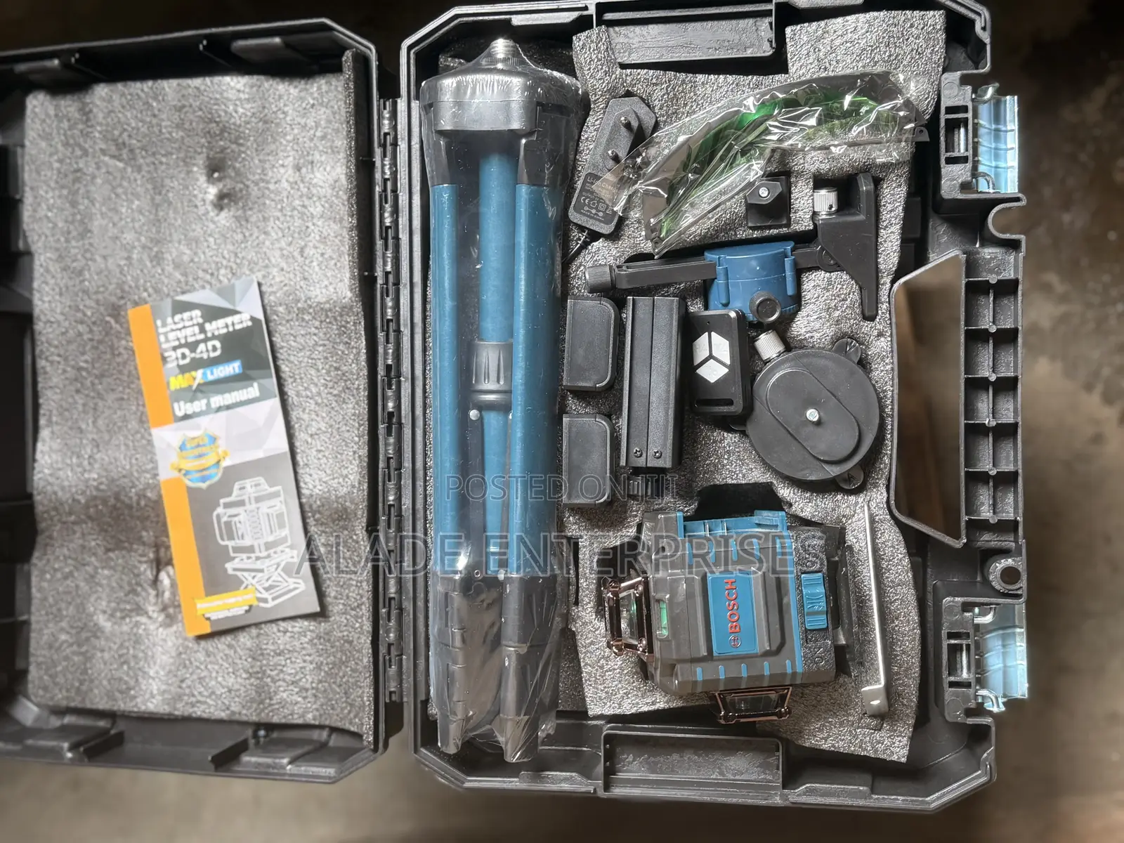 Bosch 16 Lines Complete Laser Level Kit With Tripod Stand