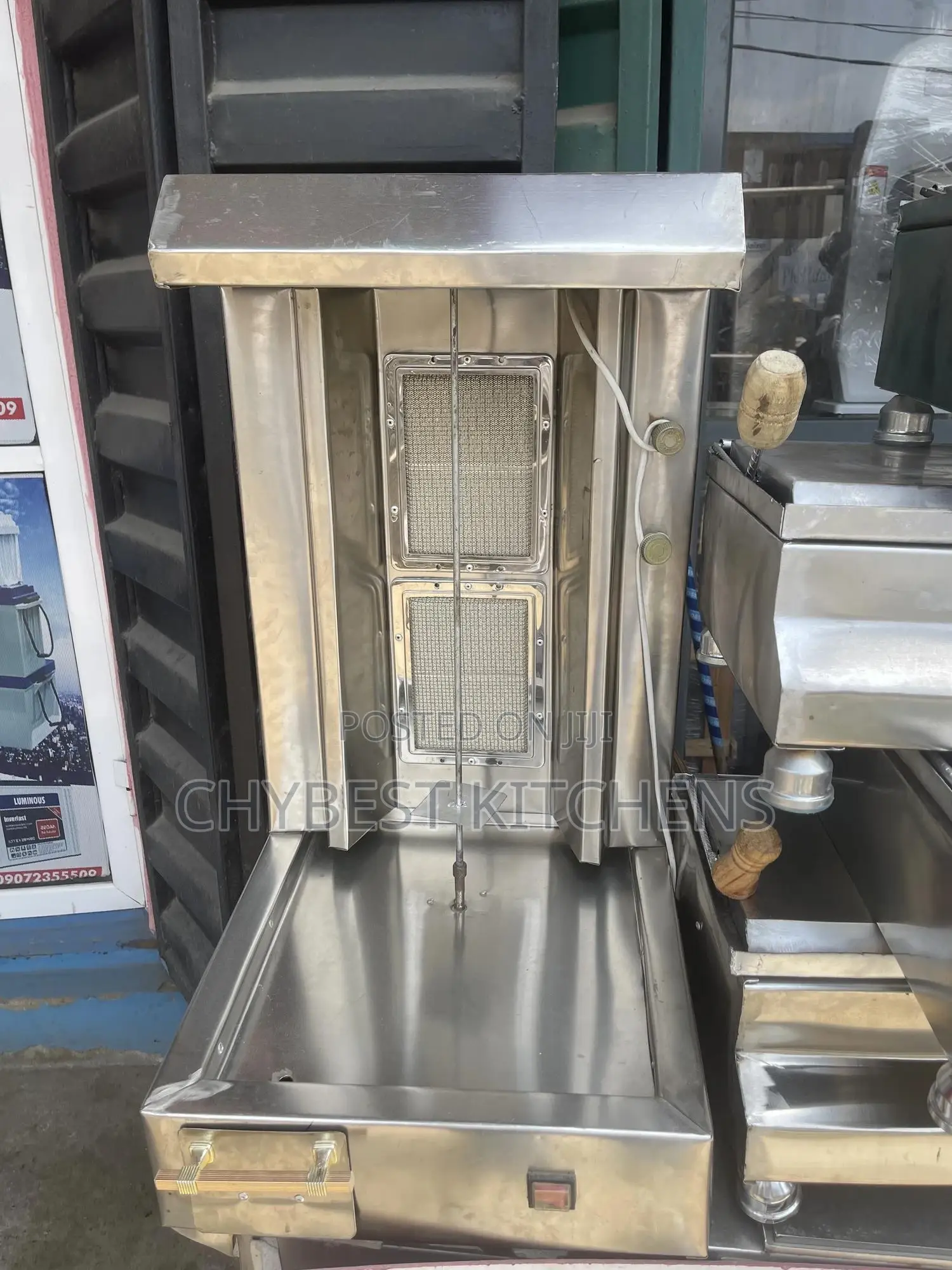 2 Burner Shawama Machine